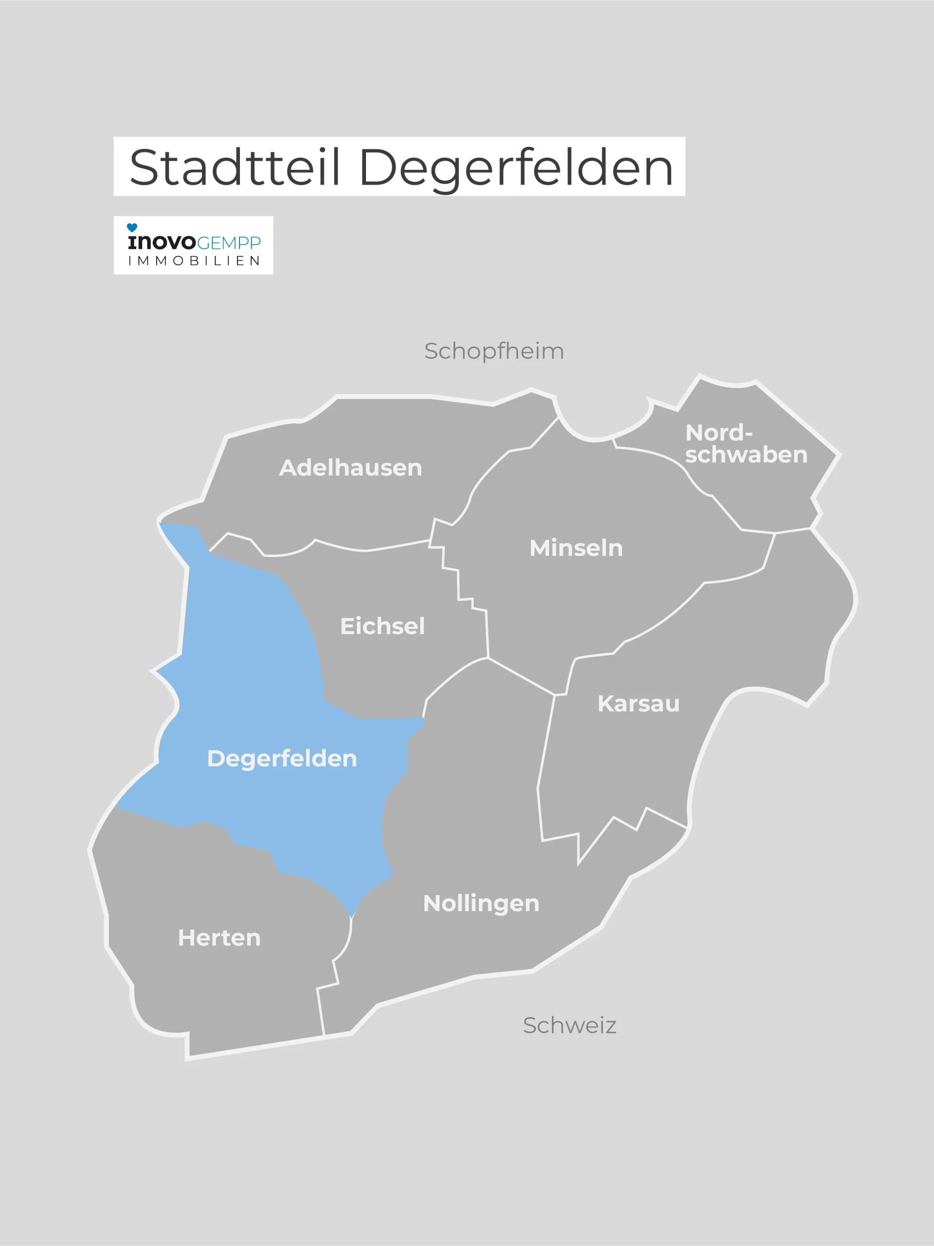 Landkarte von Degerfelden
