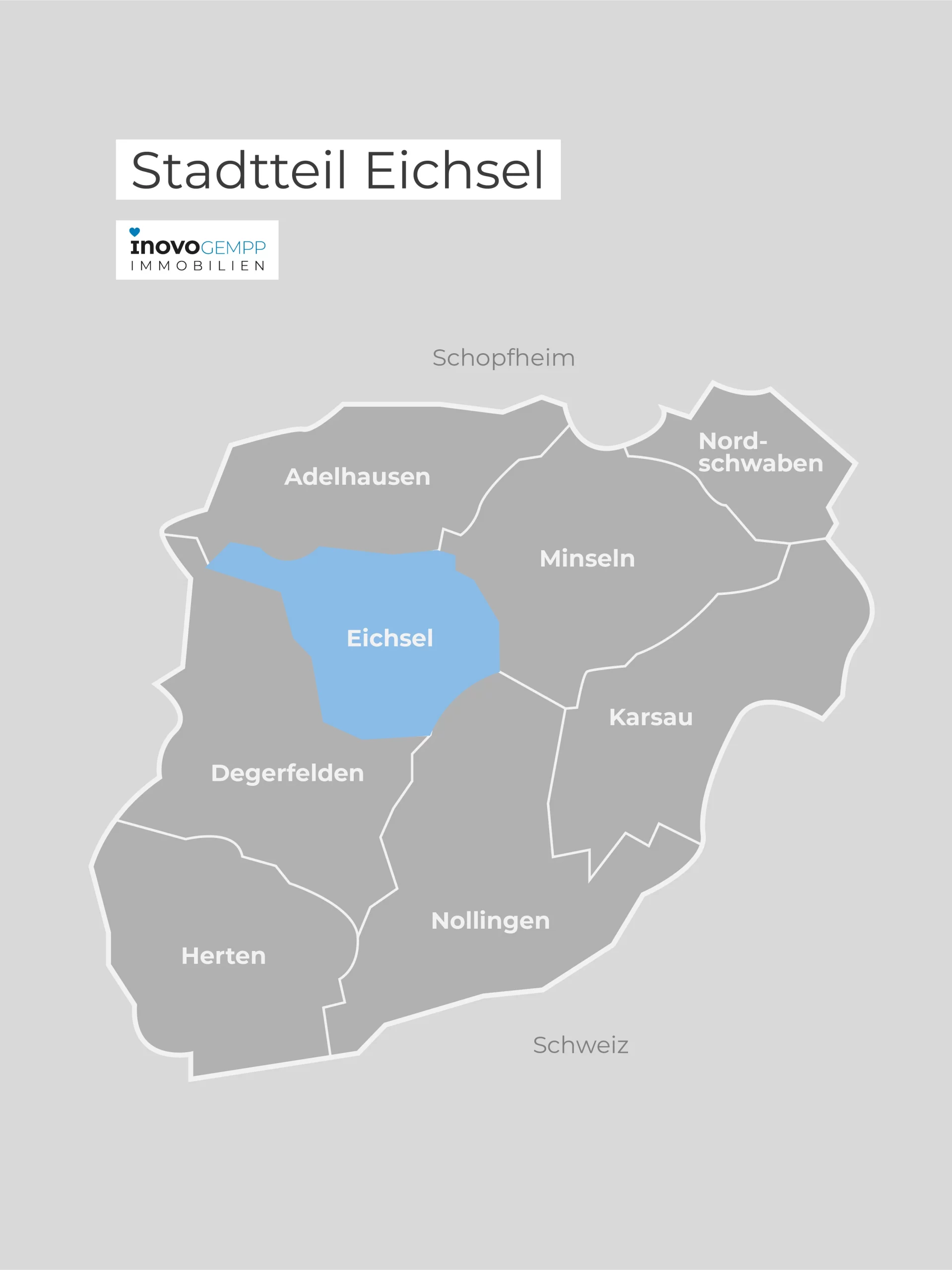Karte von Rheinfelden Eichsel