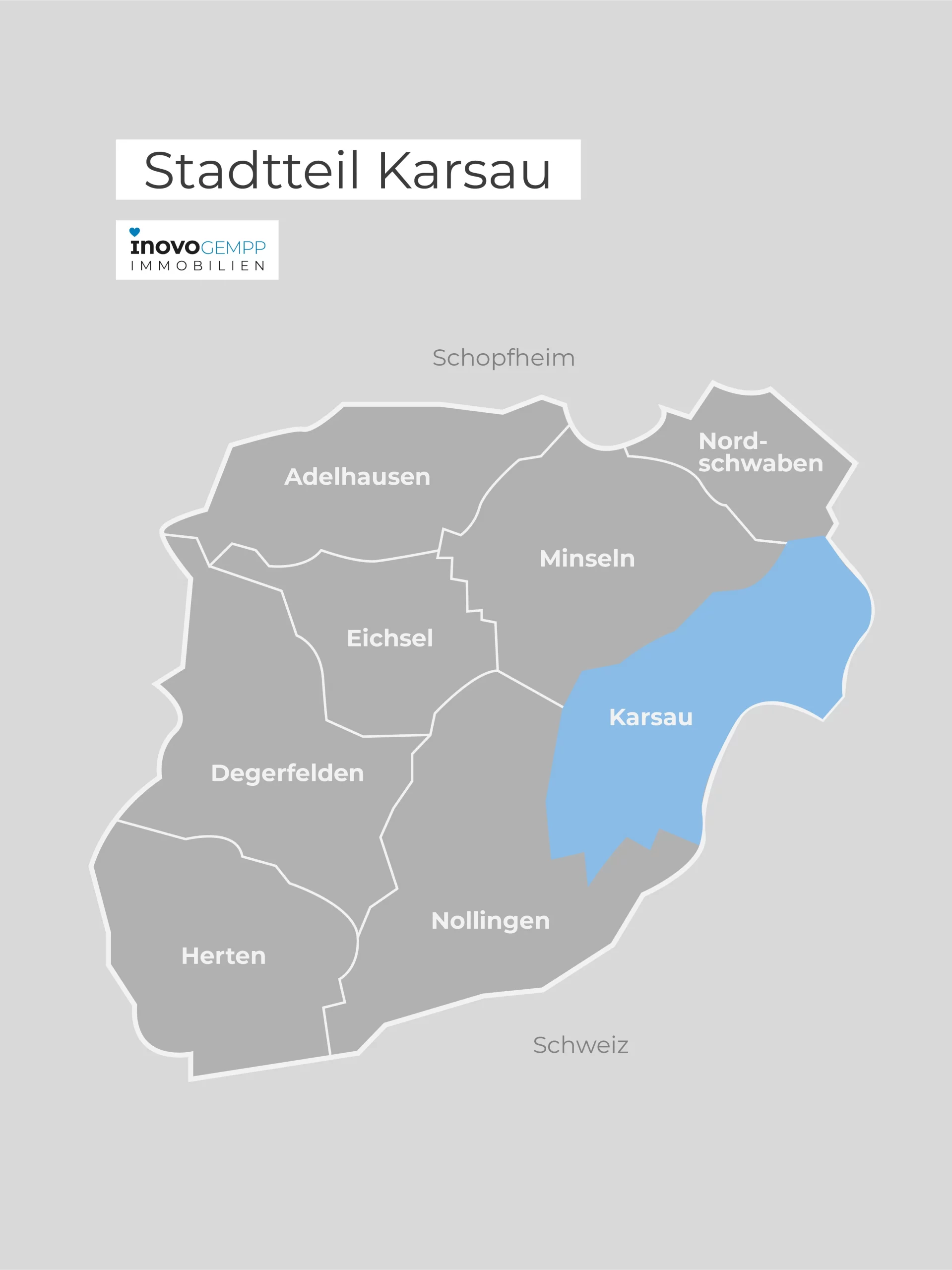 Karte Rheinfelden Karsau