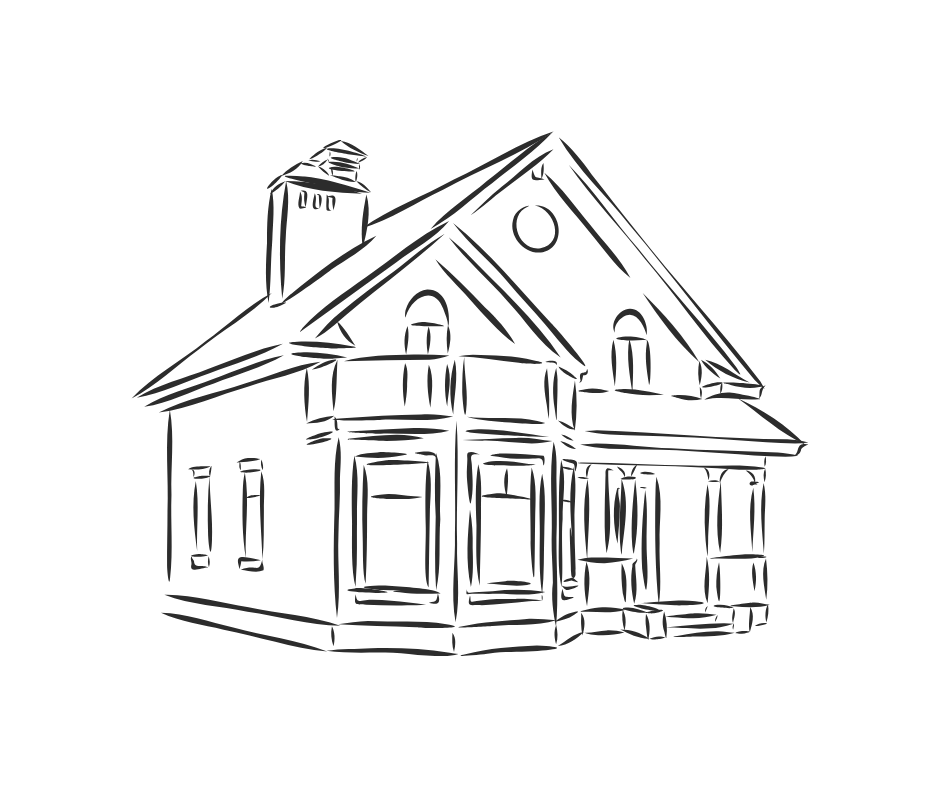 Icon für ein Haus als Symbol zum Haus kaufen