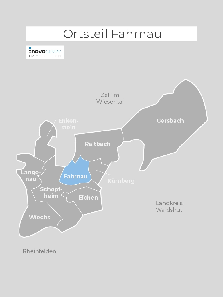 Karte von Schopfheim-Fahrnau