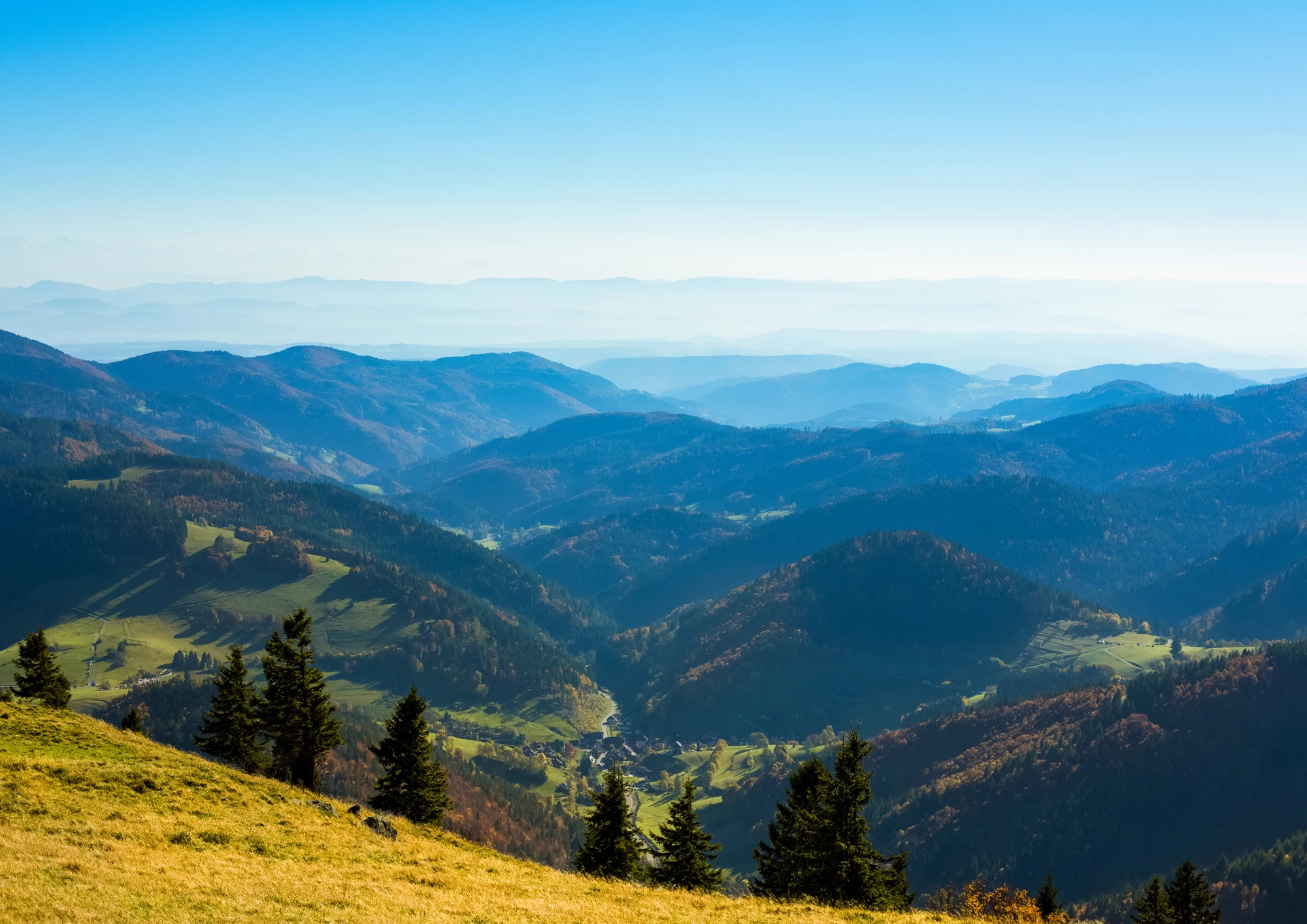Aussicht auf das kleine Wiesental