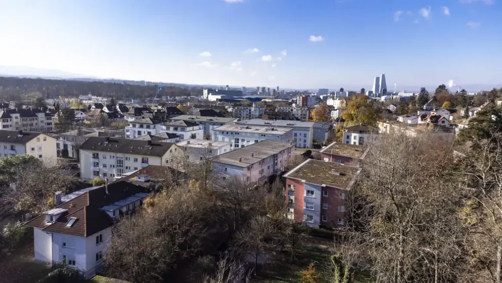 Grenzach Whylen Panoramabild