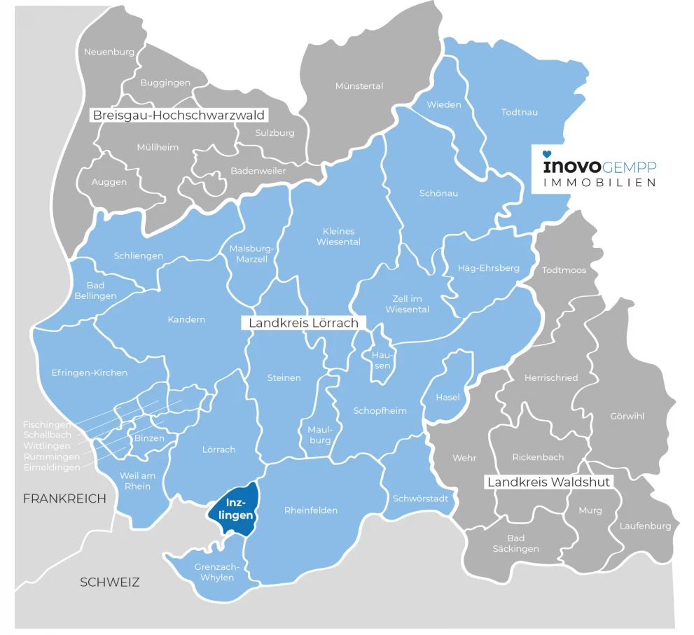 Inzlingen im Landkreis Loerrach