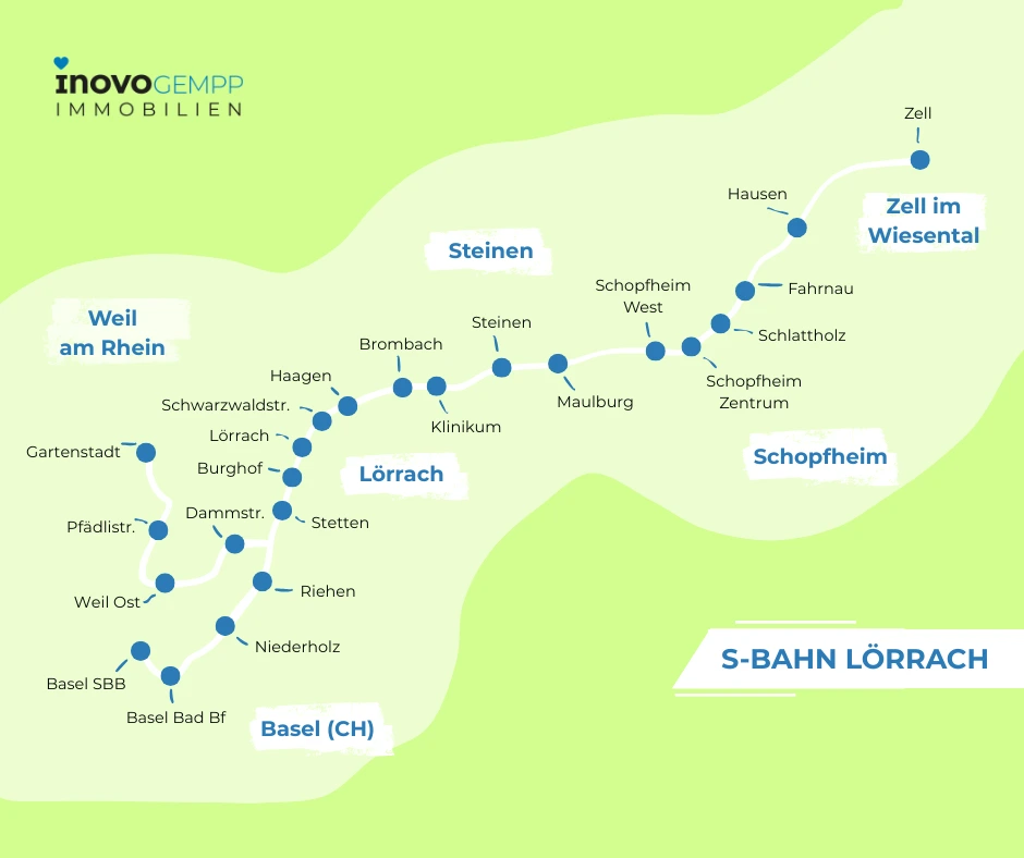 Landkreis Lörrach S-Bahnstrecke