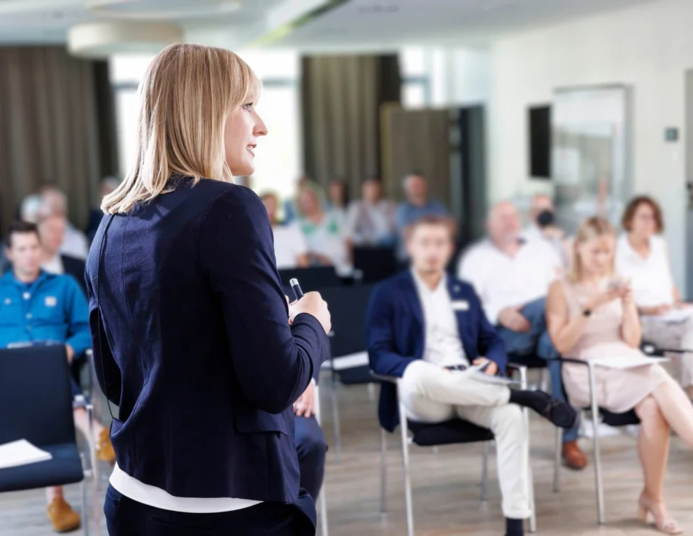 Jessica Gempp bei einem iNOVO Event