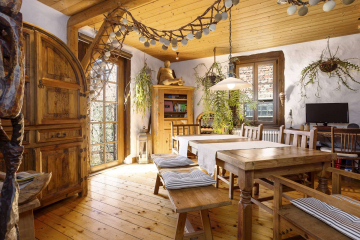 Esszimmer - Liebevoll saniertes EFH FACHWERKTRAUM im Herzen von Grenzach – mit Garten, Teich und Outdoorküche