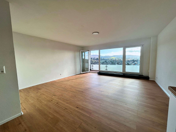 Helles Appartment - CITY-FLAIR: kernsaniertes 1-Zi. Appartement, unmittelbar an Schweizer Grenze mit grandioser Aussicht