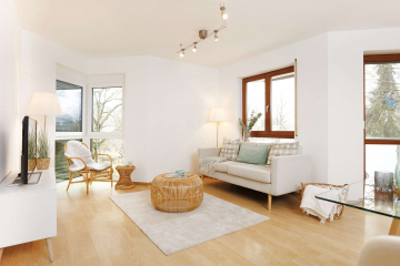 Wohnbereich - SONNENWINKEL in Efringen-Kirchen: 3-Zi.-Wohnung zentral gelegen mit Balkon, Gäste-WC und Carport