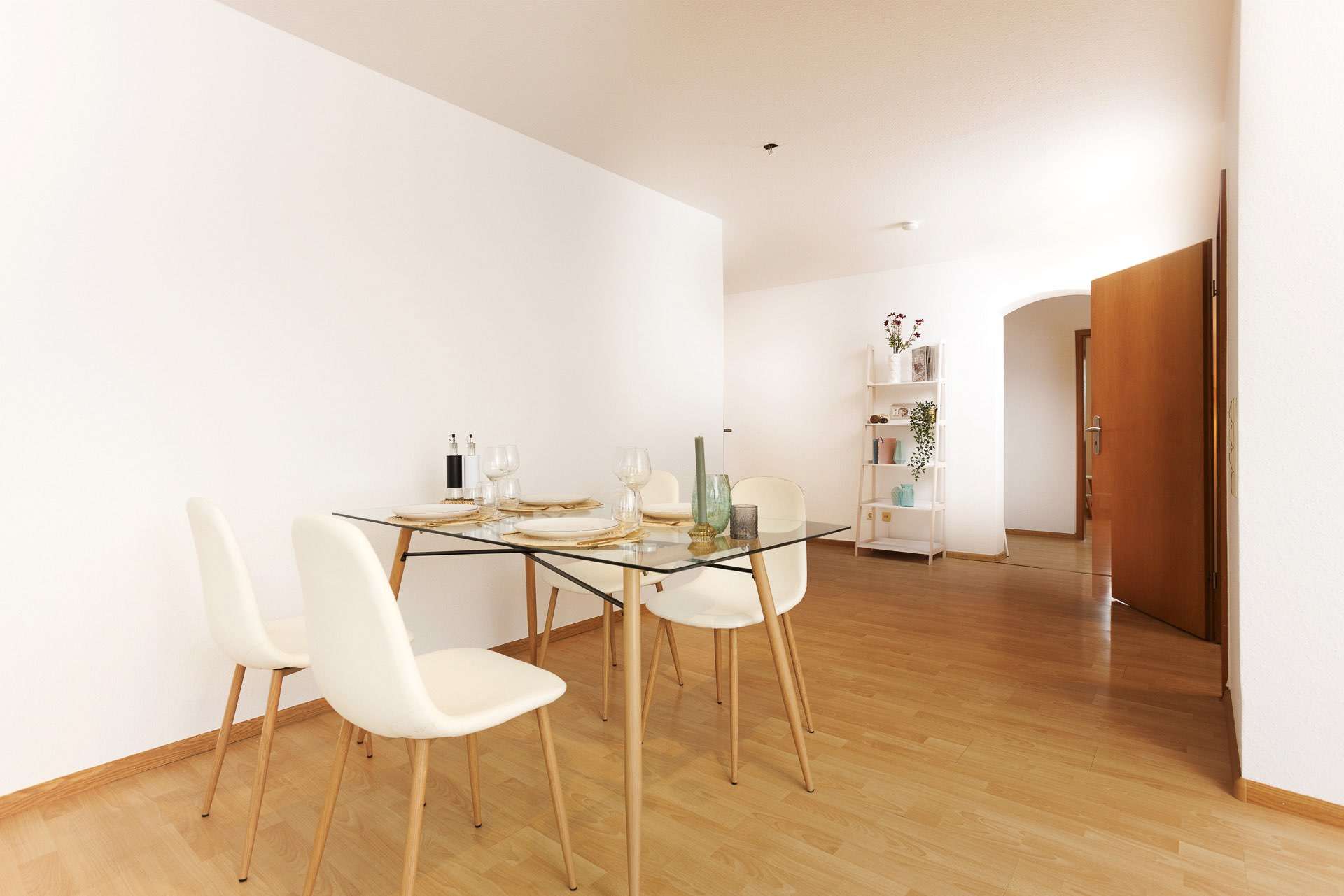 SONNENWINKEL in Efringen-Kirchen: 3-Zi.-Wohnung zentral gelegen mit Balkon, Gäste-WC und Carport