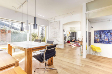 Esszimmer - SUNSET-HILL in Bestlage auf dem Leuselhardt – Villa mit Panoramaterrasse u. -Grundstück u. Kaminhaus