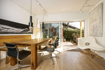 Esszimmer - SUNSET-HILL in Bestlage auf dem Leuselhardt – Villa mit Panoramaterrasse u. -Grundstück u. Kaminhaus