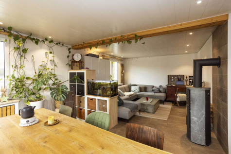 FAMILIENTRAUM in Hüsingen: EFH mit riesigem Grundstück, 5 Zimmern, Doppelgarage, Terrasse & Kamin, 79585 Steinen, Einfamilienhaus