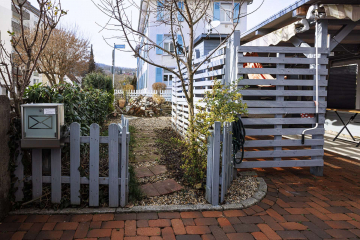Garten - HERZENSHAUS: Historischer Charme trifft Stadtleben – liebevoll saniertes Köchlinhaus in Stadtmitte